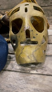  Stars & Stripes  Celebrate the golden era of American hockey with our vintage USA goalie mask hat, featuring a bold retro rubber patch and breathable mesh back for all-day comfort. ⁠ 梨 Grab yours now!  www.secondstringleather.com | Second String Leather Company | Facebook