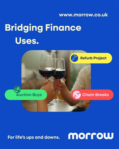 Morrow on Instagram: "Auction buys 🏠💥, chain breaks 🔗❌, refurb projects 🛠️🔧 sometimes life needs speed ⚡🚀 Bridging gives you a way forward when timing matters ⏱️📍 Morrow is a FCA Regulated Broker Your property may be repossessed if you do not keep up your payments. #bridging #finance #credit #bridgingfinance #financetips♥️ #mortgagebroker"