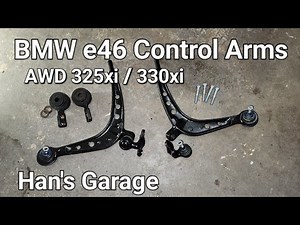 BMW e46 325xi, 330xi control arm replacement DIY