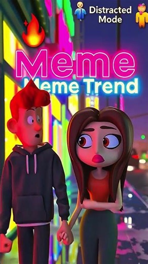 Distracted Boyfriend — now he actually looks distracted in 3D