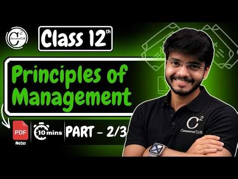 Class 12 BST Ch 2 Part 2 ⚡ Henry Fayol Principles (2026)