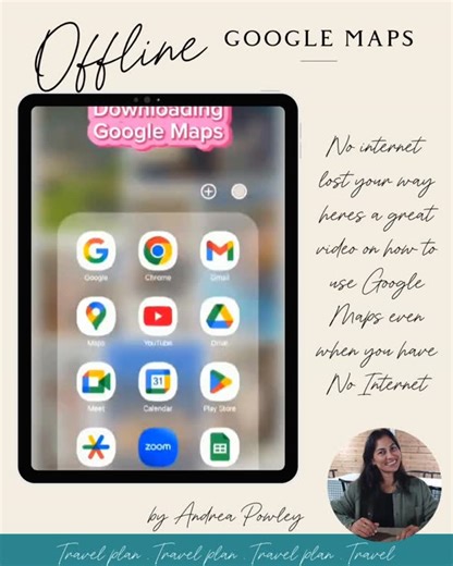 SOLO TRAVEL on Instagram: "“Quick travel tip from Andrea ✨ Before you travel, download Google Maps offline so you’ll never get lost as long as your phone is charged 😅 No Wi-Fi, no roaming, no panic walking in circles pretending you meant to go that way. It’s one of those small things that makes a big difference when you’re away. Save this for your next trip and thank us later!”"