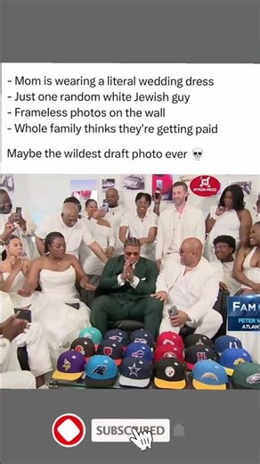 This draft photo is CHAOS 🤣👰‍♀️ Mom dressed for a wedding, not the NFL.#shorts