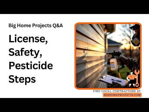 First Home Pest License Safety Steps