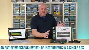 🔌 Digilent Inc. Analog Discovery Pro is an entire workbench worth of instruments in a single USB-based box. James walks through some of its key features. Check out his favorites only on #element14presents : https://bit.ly/327MZOQ | element14 Community
