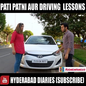 6M views · 136K reactions | PATI PATNI AUR DRIVING LESSONS | Hyderabad Diaries | Facebook