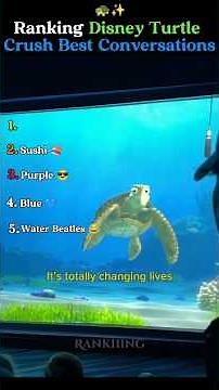 Disney Turtle Crush Moments 🐢✨ #disney #crush #nemo #florida #disneyland
