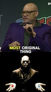 Laurence Fishburne's first reaction to THE MATRIX #thematrix #laurencefishburne #matrix #movies