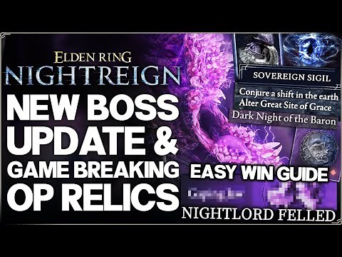Elden Ring Nightreign - New Boss Update, OP Relics & GUARANTEED Shifting Earths - Easy Adel Guide!