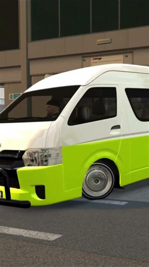 Toyota Quantum (2Tone Lime green💚) on LFS #lfsdrift #ai #beamngdrive #gta