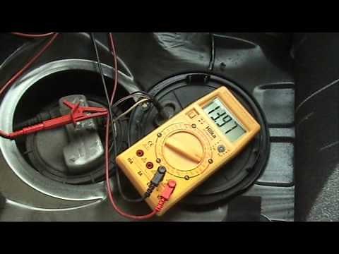 How to Test a Fuel Pump with volt meter