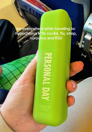 This little spray is coming everywhere with me. ✈️ I use hypochlous acid to calm irritated skin, soothe redness, clean my hands, wipe airplane trays, hotel remotes, and even my phone. One bottle = skincare bacteria control on the go. Traveling with kids? Even more reason to pack this. #hypochlorousacid #travelskincare #skinsoothing #nonirritatingskincare #cleanspray