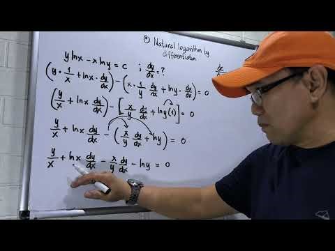 DIFFERENTIAL CALCULUS: Natural Logarithm by Differentiation