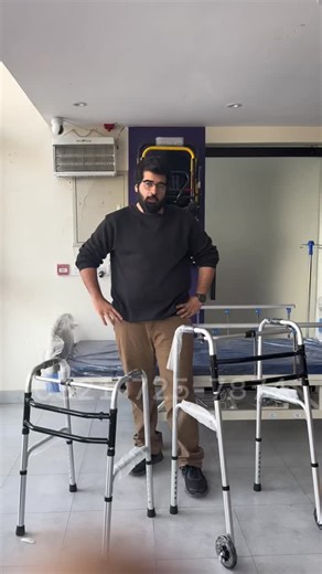 Standard walker with wheel and standard walker without wheel, complete explanation by New Pak Surgical | New Pak Surgical