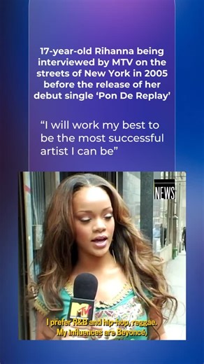 Pop Base | 17-year-old #Rihanna talking about her aspirations during an interview with MTV on the streets of New York before the release of her debut... | Instagram