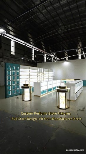 Luxury Perfume Store Design | Custom Display Cabinets & Full Build-Out