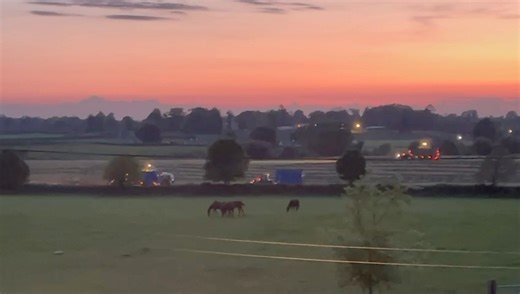 94K views · 477 reactions | The rain waits for no one. A late night in the fields for my neighbours to get the silage in earlier this week as yearling fillies look on. | Kevin Blake Racing | Facebook