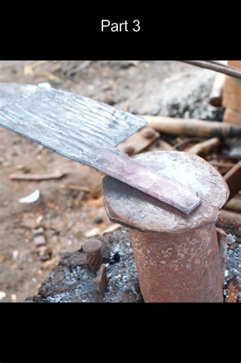 Knife Making - Forging A Powerful Cleaver From A Piece of Leaf Spring Blacksmith #knife #Sword #blacksmith #axe #crafts