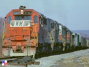 An eastbound Western Maryland train approaching the west end of the siding at Deal and at Frostburg, PA. From the Green Frog show "Western Maryland, End of an Era" https://rfd.video/WM70 | Railfan Depot