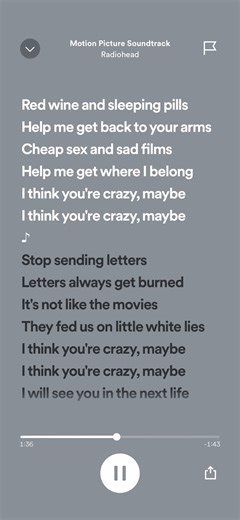 Radiohead Motion Picture Soundtrack Lyrics and Spotify