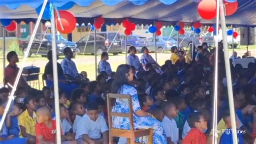 #FijiTimesNews | The Saint Thomas Primary School in Lautoka opened its new $70,000 refurbished Saint John Vianney Zero building earlier today. The original classrooms were infested by termites forcing students to study in tents. #Fiji #FijiNews 🎥 SALOTE QALUBAU | The Fiji Times