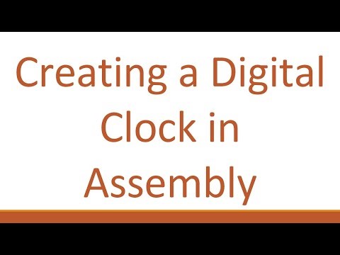 Creating a Digital Clock in Assembly