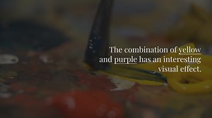 Does yellow cancel out purple?