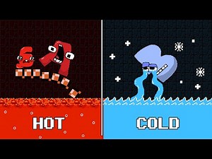 Alphabet Lore Plush toy's Rising HOT and COLD Escape Challenge | GM Animation