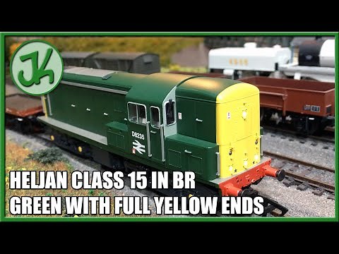 Heljan Class 15 in BR Green with full yellow ends - Unboxing and Review