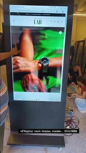 43”touch digital display