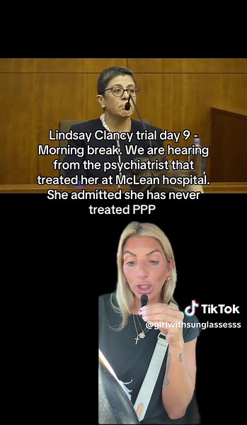 Lindsay Clancy trial day 9 - Morning break. We are hearing from the psychiatrist that treated her at McLean hospital. She admitted she has never treated PPP #lindsayclancy #lindsayclancytrial #truecrimetok #courtroom #truecrime