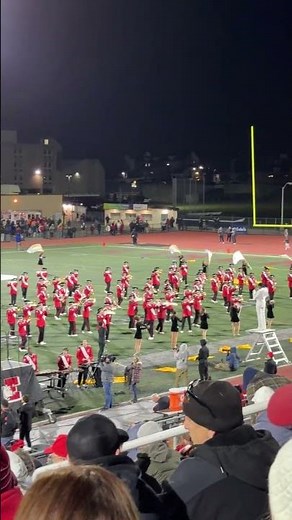 Easton Area High School Marching Band performs at the District XI 2025 Championship Game