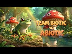 Biotic vs. Abiotic: 🐸🪨 Living & Non-Living Things in an Ecosystem Explained for Kids!