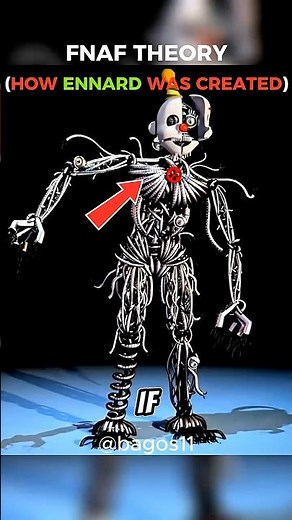 How Ennard was created #fnaf #fivenightsatwariosfangame