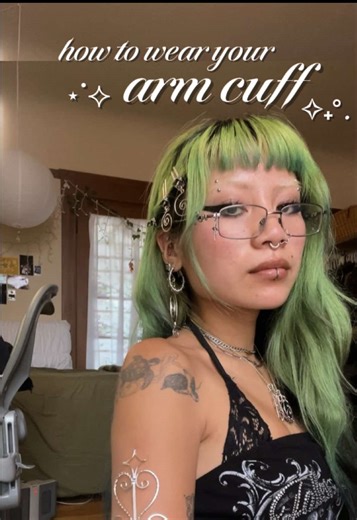 just incase u didnt know.. doing markets made me realize that some ppl may need this explanation so here it is :3 we are size inclusiveeee i make all my arm cuffs according to your arm measurement you give me when ordering 😽 all arm cuff designs restock this friday february 20th @ 11am PT on my site ✧˖°.