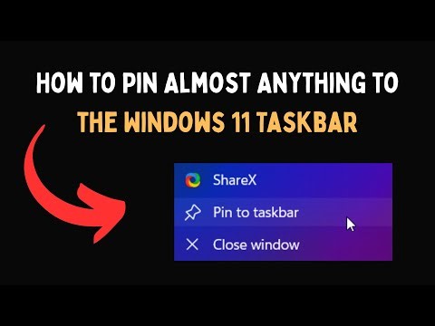How to Pin Almost Anything to the Windows 11 Taskbar