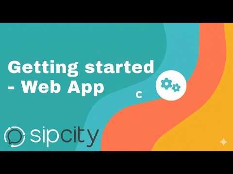 Get Started with SIPcity — Apps, Desktop & Shared SMS Walkthrough