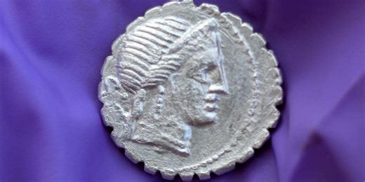 Ancient Roman treasure trove of 27 rare silver coins unearthed likely by heavy rains on Sicilian island