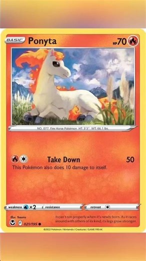 This Ponyta artwork captures a rare calm moment for a usually fiery Pokémon.