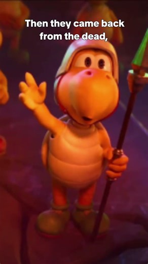 Koopa Troopas came back from the grave to play some tennis