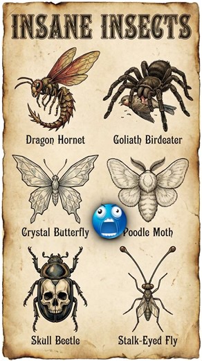 Insane Insects That Look Like Aliens 😱💀"