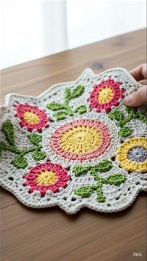 #wow.. amazing crochet table mat pattern 👌