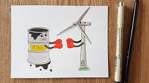 Energie fossile et renouvelable expliquée aux enfants