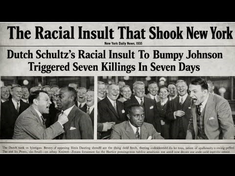 1935: Dutch Schultz’s Racial Insult to Bumpy Johnson — 7 Men Dead Within a Week
