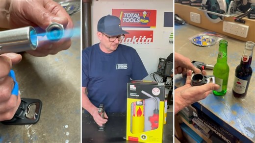 4.3K views |  THE ULTIMATE MINI TORCH & CAMPING BUDDY!  The 헠헶헻헶 헥헲헳헶헹헹헮헯헹헲 헕혂혁헮헻헲 헚헮혀 헧헼헿헰헵 is ideal for brazing at any angle — and doubles as the perfect camping companion with its built-in bottle opener stand!   Grab yours now:  https://tinyurl.com/45k2c3x4 #totaltools #welovetools #totallysorted #hotdevilproducts | Total Tools | Facebook