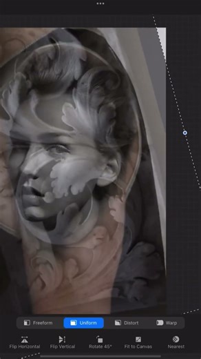 How to Design Black & Grey Tattoos in Procreate | Tattoo Tutorial