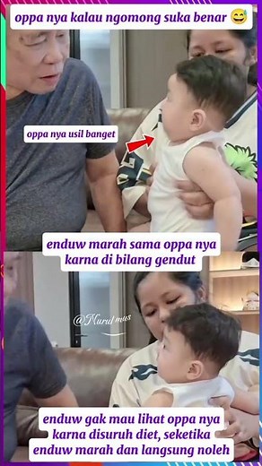 andrew gak Terima di bilang gendut #shorts #babyandrew #erikacarlina #shortvideo #beritaartis