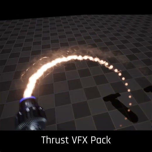 Insane Thrust VFX in Unreal Engine 5 🔥#shorts