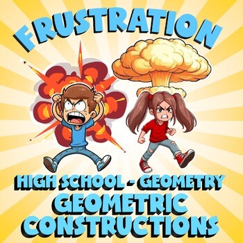 Geometric Constructions FRUSTRATION Math Game - No Prep Geometry Review Activity