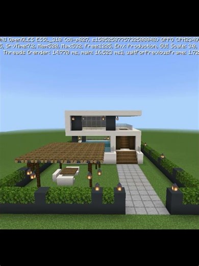 Minecraft How To Build to small Modern House Tutorial (#1)